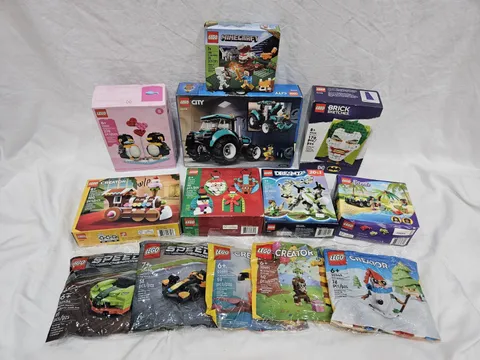 LEGO Lot of 13 Sets Creator City Friends DreamZzz Minecraft Polybags New