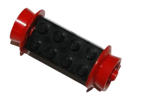 Lego® 12V TRAIN Railway Axis (BLACK) with Wheels (RED) (also 9V RC)