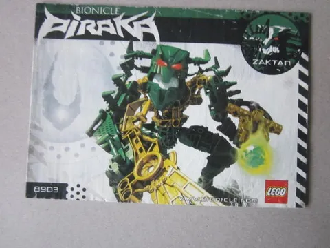 Lego Building Instructions Instruction Bionicle 8903 Airaka Zatan
