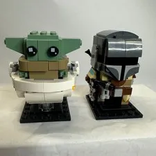 LEGO Star Wars BrickHeadz The Mandalorian & The Child 75317 Building Complete