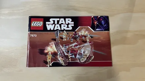 LEGO Star Wars Hailfire Droid & Spider Droid 7670 Instruction Booklet Only Lot 1