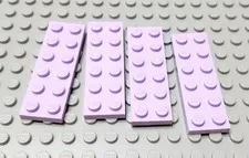 New LEGO Lot of 4 Lavender 2x6 Plates Girls Friends Parts and Pieces