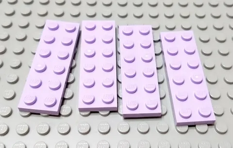 New LEGO Lot of 4 Lavender 2x6 Plates Girls Friends Parts and Pieces