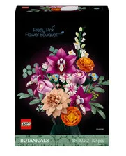 LEGO Botanicals 10342 Pretty Pink Flower Bouquet Building Set New Sealed