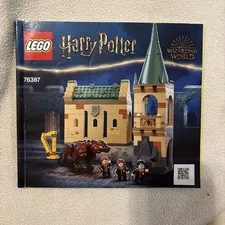 LEGO Harry Potter 76387 Hogwarts Fluffy Encounter Instruction Manual Booklet