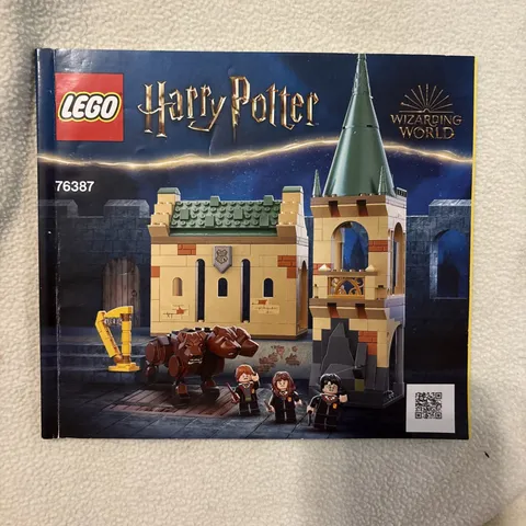 LEGO Harry Potter 76387 Hogwarts Fluffy Encounter Instruction Manual Booklet