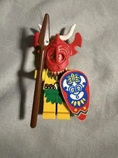 Vintage Lego Minifigure Islanders pi068 King Kahuka Excellent condition