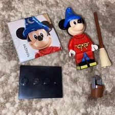 LEGO Disney 100 Sorcerer Mickey Minifig w/ Broom & Bucket Minifigure