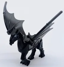 Lego Harry Potter Black Thestral Horse Animal Figure 