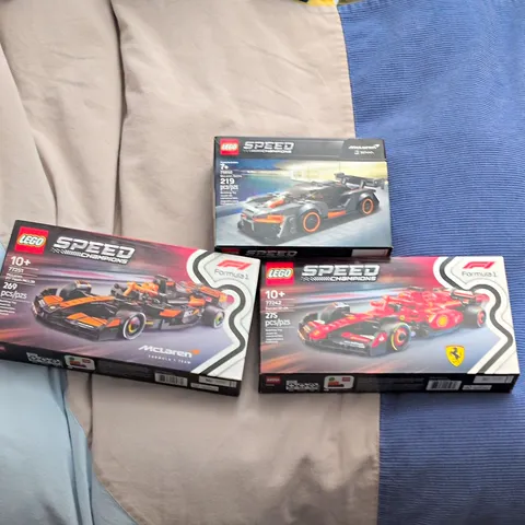 LEGO Speed Champions Lot, 75892, 77242, 77251, McLaren F1, Ferrari F1, Senna