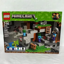 LEGO Minecraft The Zombie Cave 21141 Complete Set 241 pcs Ages 7-14