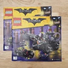 LEGO Batman Instruction Manual 70915 Two-Face Demolition Books 1 & 2 No Bricks