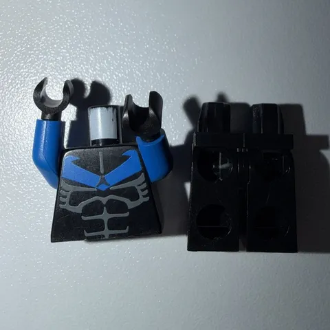 2006 Nightwing Torso and legs. Real Lego Replica