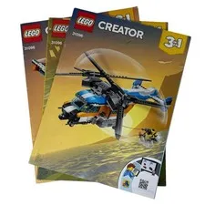 Lego Creator Helicopter 31096 Instructions Manual Booklets ONLY Replacement