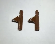 Lego Lot Of 2 Reddish Brown Quiver  Quivers Weapon Castle Knight New City