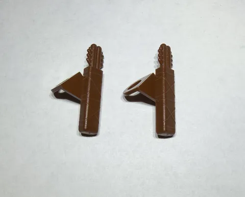 Lego Lot Of 2 Reddish Brown Quiver  Quivers Weapon Castle Knight New City
