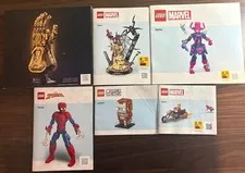 Lego Marvel Instruction Booklet Manual Lot of 6-76334/76316/76226/76335/76191