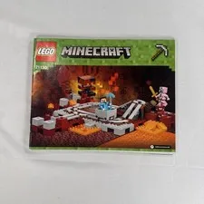 LEGO Minecraft The Nether Railway 21130 Instruction Manual ONLY Booklet No Brick