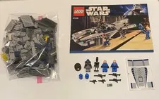 Lego 8128 Star Wars Cad Bane's Speeder with Instructions missing one figure 2010