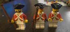 Lot of 3 LEGO Imperial Guard Officer Soldier Minifigure  Pirates