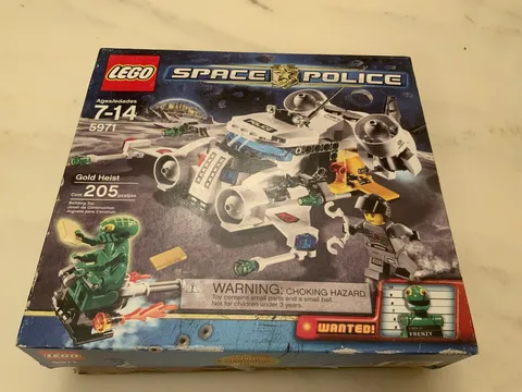 LEGO Space Police: Gold Heist (5971) Set Incomplete W/Box