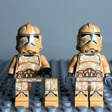 LEGO Star Wars Lot of (2) Geonosis Clone Trooper Minifigure SW0606 - 1U