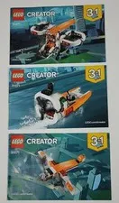 Lego Creator 31071 -  3 in 1. Boat Water Sky Plane Instruction MANUALS ONLY Nice