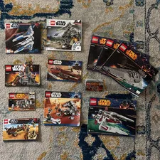 (10) LEGO Star Wars Instruction Manuals 7869 75051 75234 75055 9525 and Others