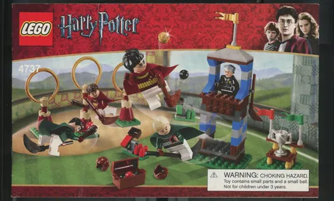 LEGO Harry Potter 4737 Quidditch Match Instruction Manual ONLY