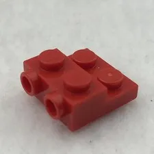 LEGO 99206 Red Plate, Modified 2 x 2 x 2/3 with 2 Studs on Side (x1)