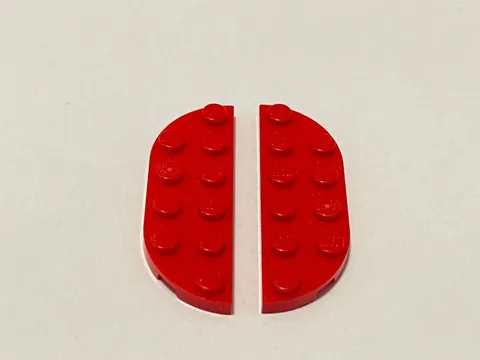Lego 18980 Red Replacement Add-on Pieces Parts Lot of 2