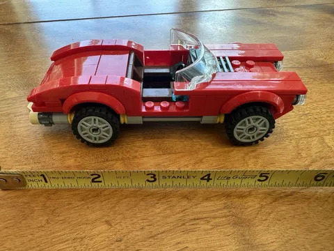 LEGO 76077 Marvel Exclusive Invincible Iron Man Car And 1 Red Minifig