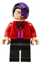 LEGO® Minifig sh0594 - Two-Face - Black Shirt