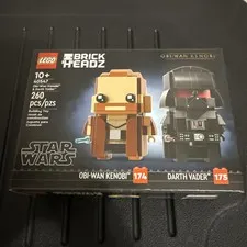 LEGO 40547 BrickHeadz Star Wars Obi-Wan Kenobi Darth Vader NEW Sealed RETIRED