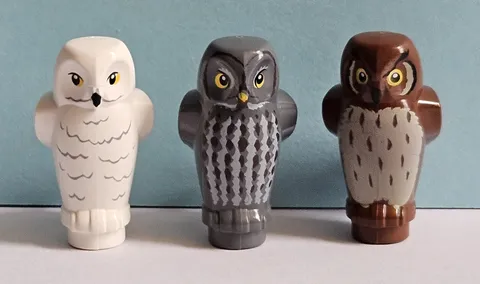 New Lego Lot of 3  Owls from Harry Potter sets