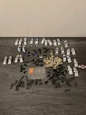 LEGO Star Wars Clone Trooper Minifigure Lot with Weapons & Accessories. Offers