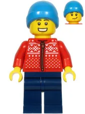 LEGO: Man Red Winter Jacket Beanie (hol217)