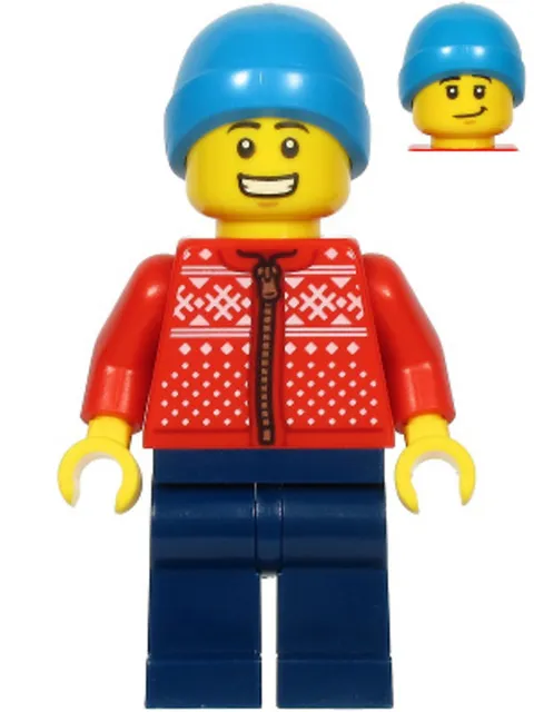 LEGO: Man Red Winter Jacket Beanie (hol217)