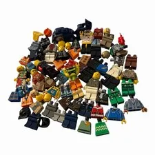 LEGO Huge Lot Of Minifigure Parts And Accessories Heads Torsos Legs Weapons