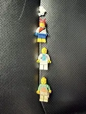 LEGO Minifigure Lot of 3 Assorted Figures Plastic Minifigures Bundle