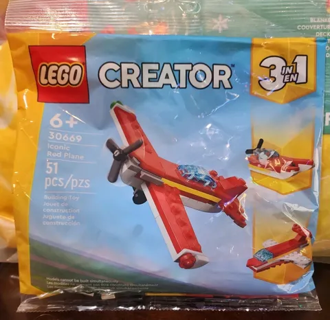 LEGO CREATOR: Iconic Red Plane (30669) 3 in 1 New in Package