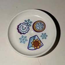 LEGO Duplo Dish PLATE CAKE SNOWGIE COOKIES TREATS SNACK FOOD TRAY Castle Frozen