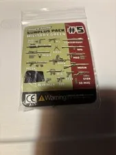 Brick Arms Military Green Surplus Pack #5. Preowned Good Condition.