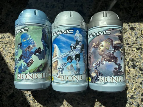 LEGO BIONICLE: Kopaka (8536) , Gali and Onua all Factory Sealed and NIB Mint
