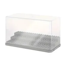 3 Level Mini Figure Display Case - Grey