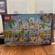 Lego Friends Summer Fun Water Park #41430 OPEN BOX AND USED