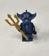 Lego Atlantis Manta Warrior Minifigure ATL003 with Trident