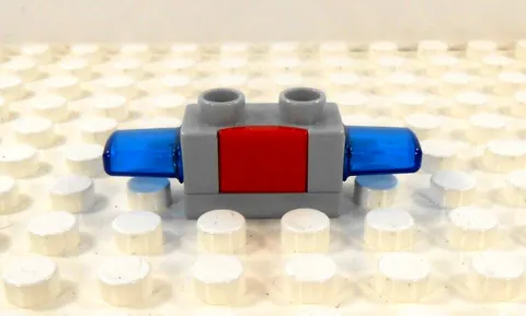 Lego Duplo Item Police Flasher blue/gray w lights & faint siren (works) (Police)