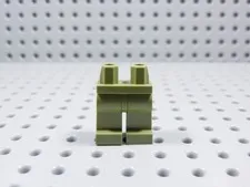 LEGO Olive Green Blank Plain Legs Pants Minifig BT