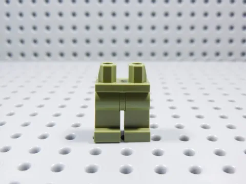 LEGO Olive Green Blank Plain Legs Pants Minifig BT